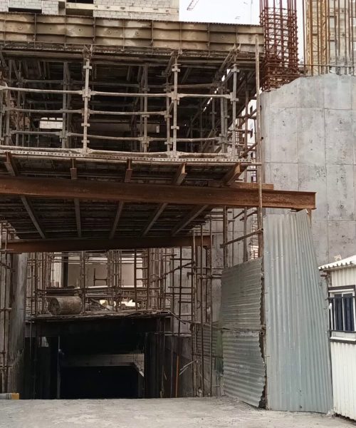 رمپ بلوک سی و پارکینگ